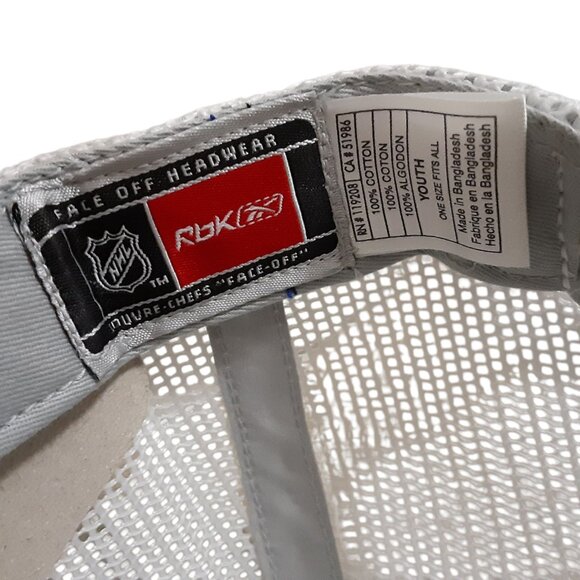 Reebox Raycroft 1 Toronto Maple Leafs Youth Hat NHL Face Off Headwear - Picture 4 of 4